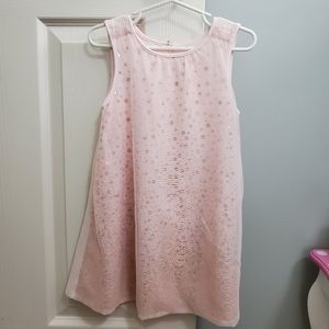 Cat & Jack Pink with Gold Sequins Dress 3T